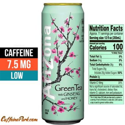 does green tea arizona have caffeine: Exploring the Intricacies of Caffeine Content in Green Tea Beverages